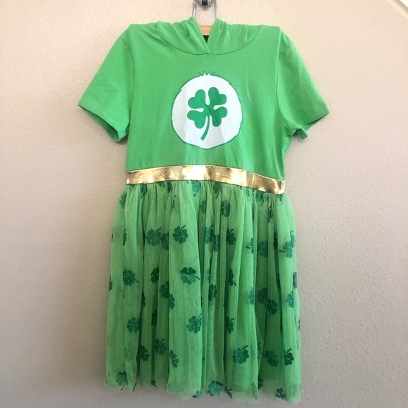 Care Bears Girls' Lucky St. Patrick's Day Tutú Dress NWT Size XL 14 - Picture 2 of 15